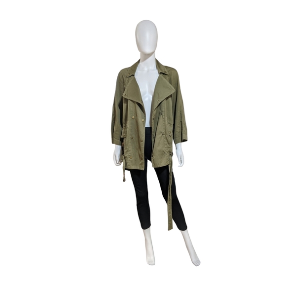 Current/Elliot Military Green Infantry Jacket, 0 - Picture 8 of 12